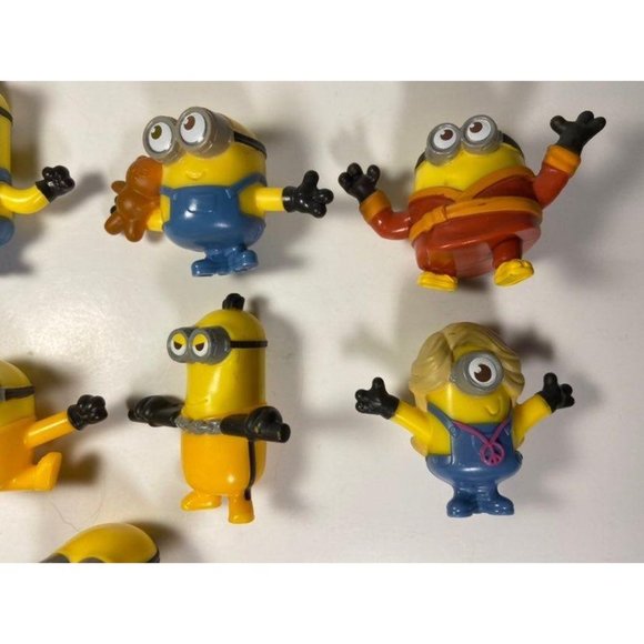1.5-2.5" 2019 McDonald's Rise Of Gru Minions Lot Of 9 - Picture 3 of 4